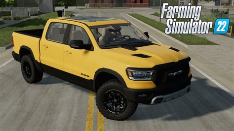 Dodge Ram Rebel Farming Simulator Fs Ls Car Vehicle
