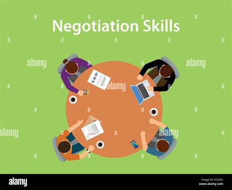 Negotiation skill Stock Vector Images - Alamy