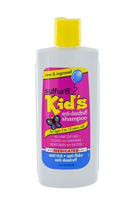 Sulfur8 Box5 Anti Dandruff Kids Shampoo 75 Oz