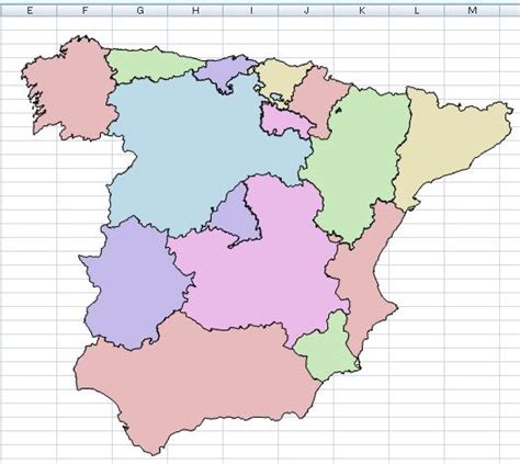 Trucos Excel Mapa De España Por Comunidades Autónomas Análisis Y