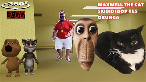 Obunga Maxwell The Cat And Skibidi Bop Yes Chasing Us In Backrooms