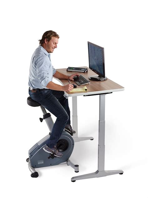It is a type of stool that often goes together with a sit to stand desk or regular standing desk. Exercise Bike Office Chair - Home Office Furniture Images ...