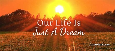 Our Life Is Just A Dream Jania Aebi