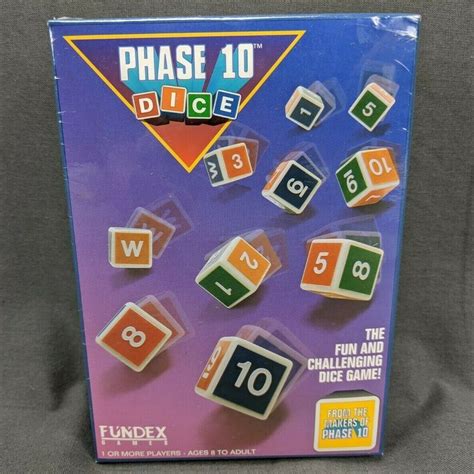 Fundex Phase 10 Dice Complete Game For Sale Online Ebay Game Sales