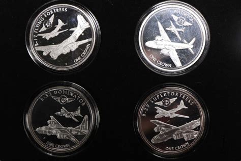 Bradford Exchange Eight Coin World War Ii Bombers Collection One