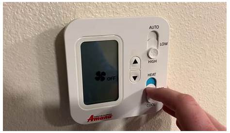 Amana thermostat hack - YouTube