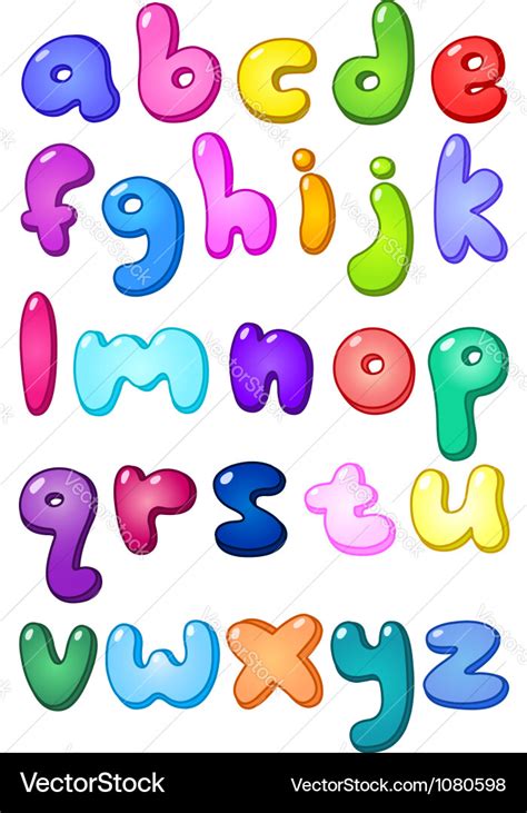 Bubble Letter Lowercase W