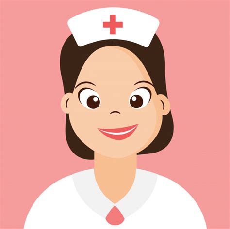 Gifs animados gratis de enfermeras para tu ordenador. Linda enfermera asiática sonriente personaje de dibujos ...