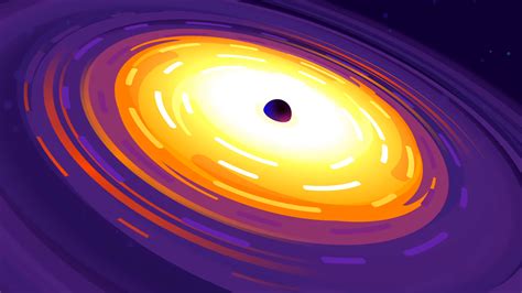 Sci Fi Black Hole Hd Kurzgesagt Space Minimalist Hd Wallpaper