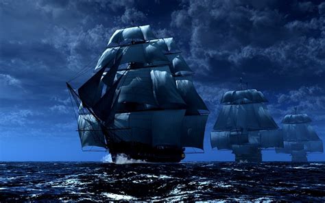 Pirate Ship Hd Wallpaper Background Image 1920x1200