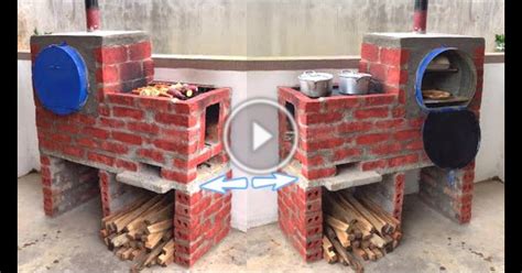Multi-purpose smoke-free wood stove _ Creative ideas from cement and