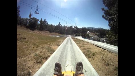 Alpine Slide At Big Bear Slide 2 Pov Youtube