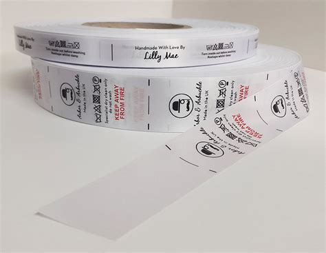 Paper Ribbon Care Label Hs Trading International
