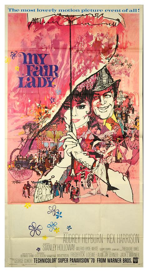 My Fair Lady 1964 British Quad Film Poster Osca
