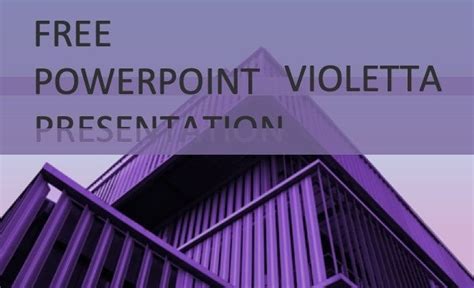 Violetta Free Powerpoint Presentation Template By Template7 Medium