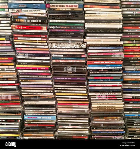 Cd Collection Stock Photo Alamy
