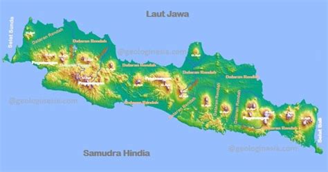 Peta Pulau Jawa Lengkap Gaselibrary