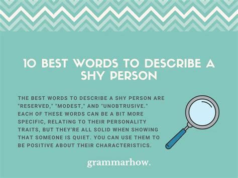 10 Best Words To Describe A Shy Person Trendradars