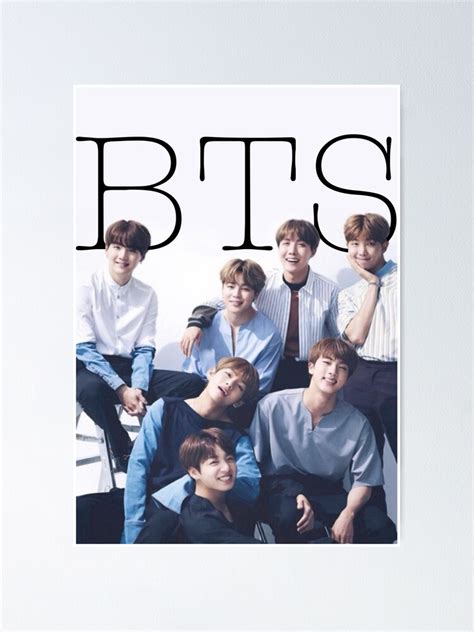 Bts Poster Poster By Snowf Snowj Redbubble