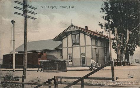 Southern Pacific Depot Pinole Ca Postcard