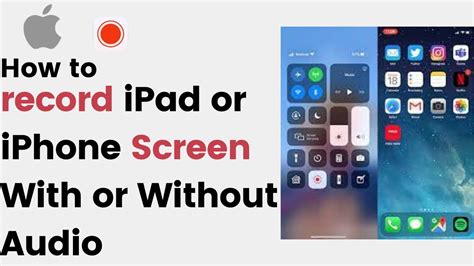 How To Record Ipad Screen With Or Without Audio 2022 Youtube