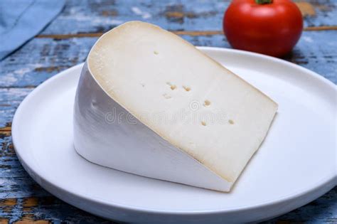 Cheese Collection Dutch Hard White Goat Cheese Stock Photo Image Of