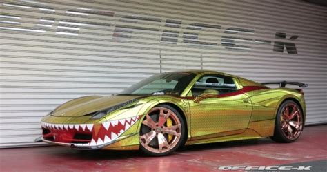 Ferrari 458 Golden Shark By Office K Is Tokyos Most