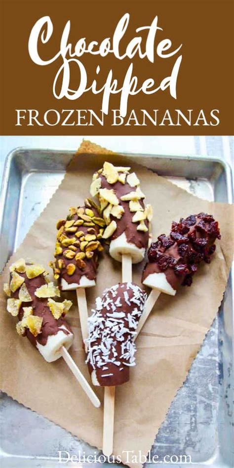 These buttery crumbs work on pretty much anything. Chocolate-Dipped Frozen Bananas ~ Summer Treats! in 2020 ...