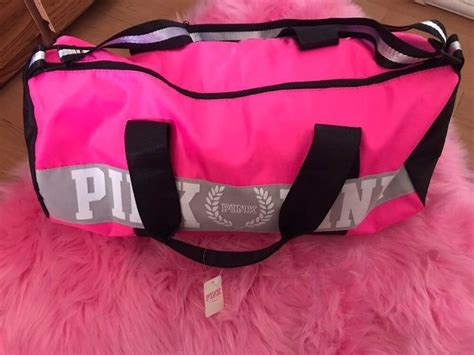 Hot Pink Pink Gym Bag Large Size Bags Pink Tote Bags Pink Gym