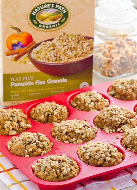 Pumpkin Granola Muffins Ifoodreal Delicious Clean Eating Recipes