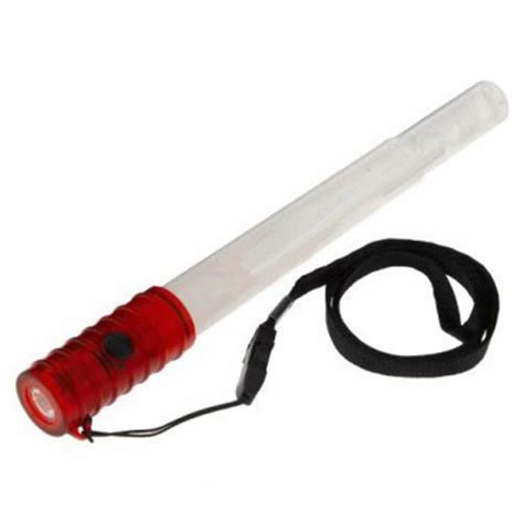Led Glow Stick Flashlight With Whistle
