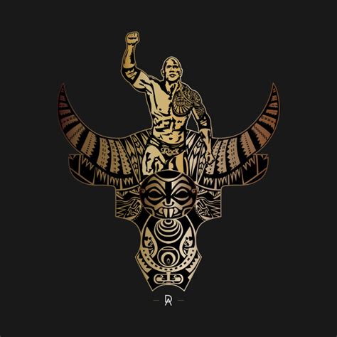 Over the last decade dwayne the rock johnson has evolved from a professional wrestler to a hollywood heavyweight. The Rock Tribal Bull - The Rock - T-Shirt | TeePublic