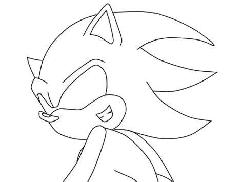 Dark super sonic white s. Dark Super Sonic Colouring Contest on Scratch