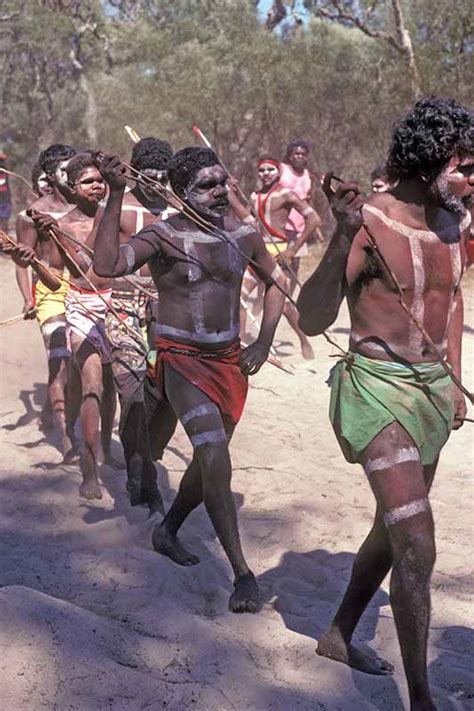Marching With Spears Aboriginal Ceremonies Northern Australia