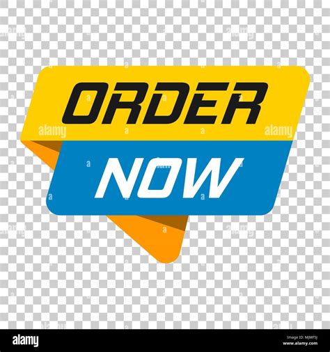 Order Now Banner Badge Icon Vector Illustration On Isolated