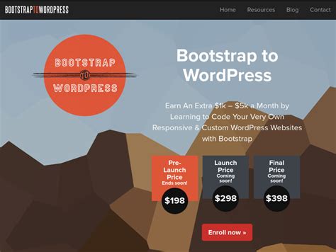 Custom Bootstrap Website To Wordpress Theme