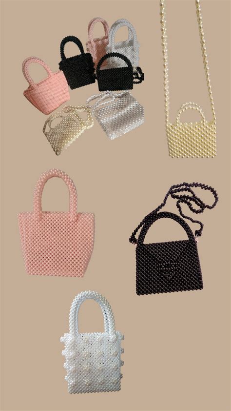 Pearl Bag Bead Woman Bag Handmade Tote Fashion 2021 Handbag Beaded