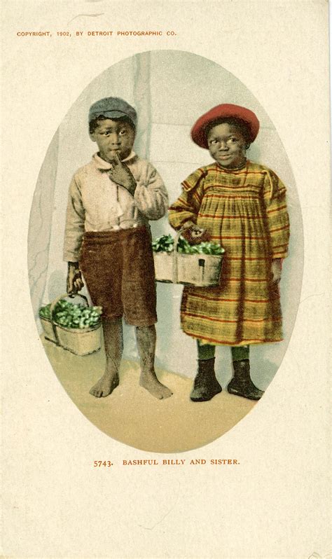 lot antique vintage rare african black american postcard