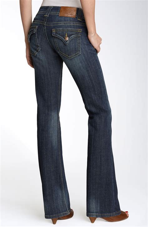 Vigoss New York Flap Pocket Flare Leg Stretch Jeans Juniors Nordstrom