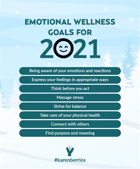 Emotional Wellness Goals For 2021 And How To Reach Them Karen Berrios Blog Wellness Blogger