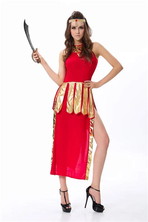 Red Greek Goddess Sexy Costume Stretchy Greek Goddess Costume 3s1460 Free Shipping Hot Sale