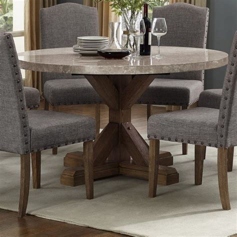 Collection by round tables design. Vesper Round Marble Dining Table | Round dining table ...