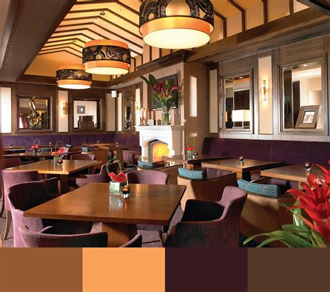 A Matter Of Color Restaurant Interior Design Color Schemes San