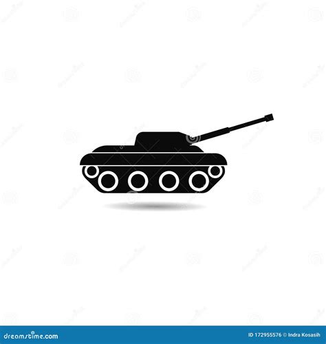 Main Battle Tanks Icon Logo Vector Icon Illustration Stock Illustration