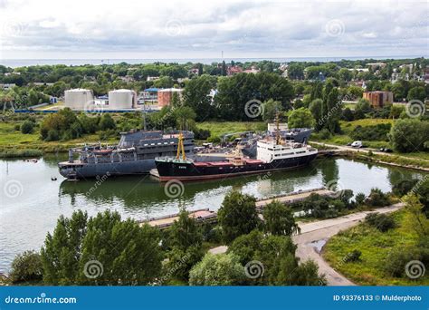 Baltiysk Kaliningrad Region Russia August 08 2014 Aerial View To
