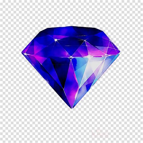 Diamond Background Clipart Blue Purple Diamond Transparent Clip Art