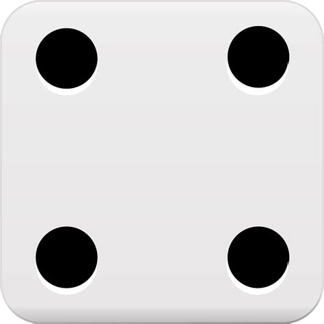 Dice Four Dots · Free Vector Graphic On Pixabay