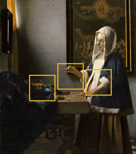 Johannes Vermeers Woman Holding A Balance