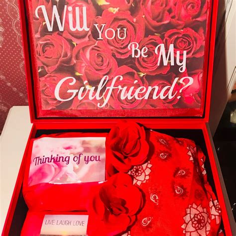 Will You Be My Girlfriend Youarebeautifulbox Custom You Are Etsy