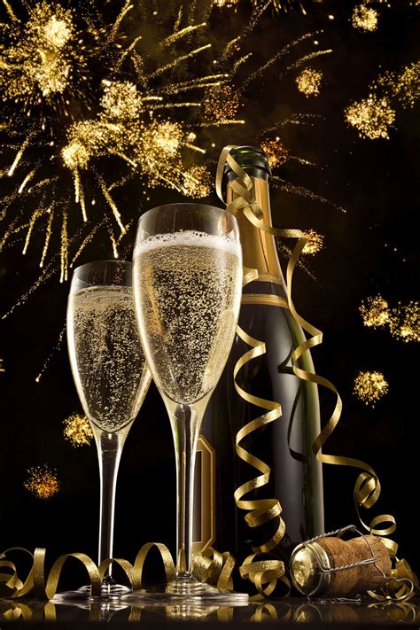 Joyeux Anniversaire Avec Champagne